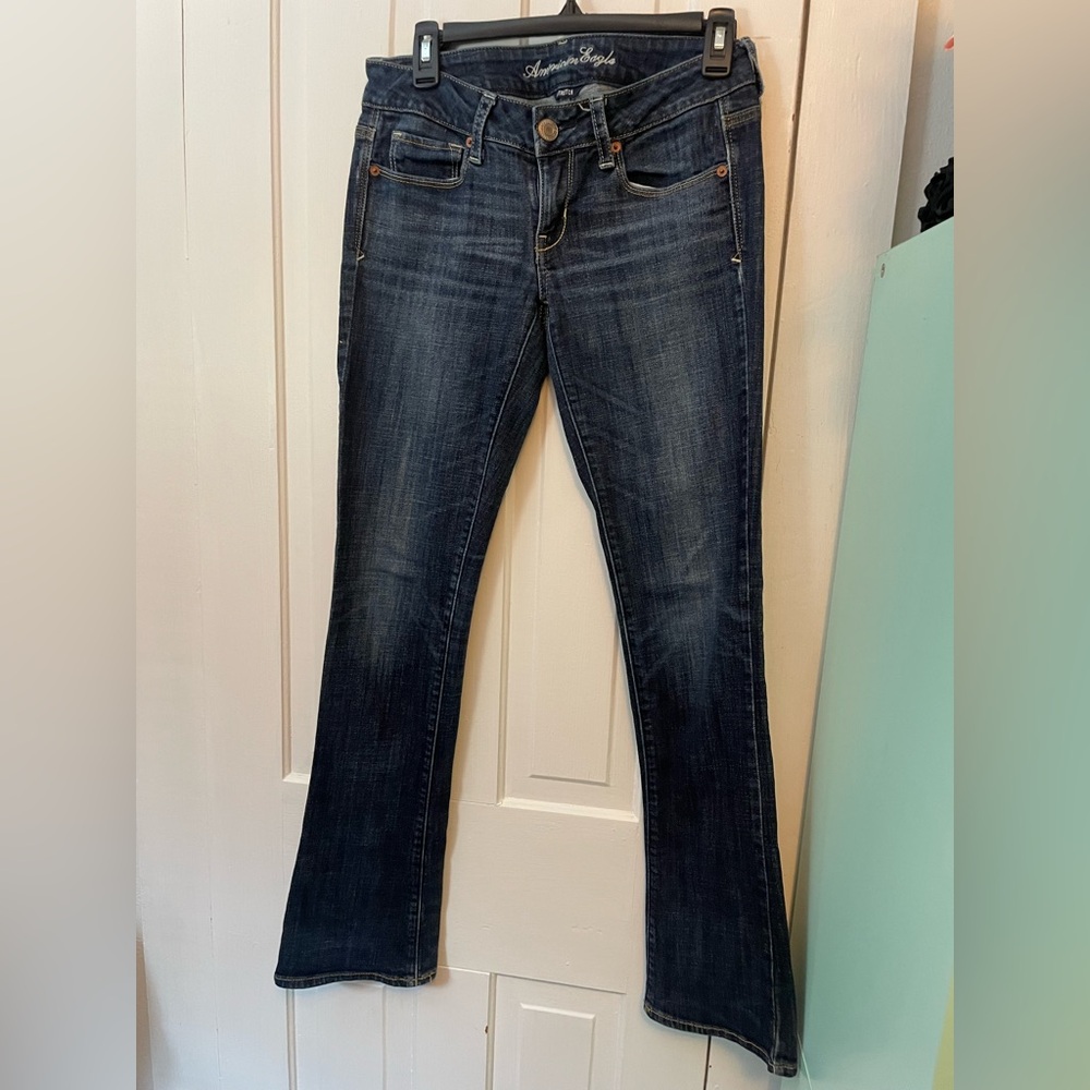 American Eagle Outfitters Dark Blue Skinny Jeans